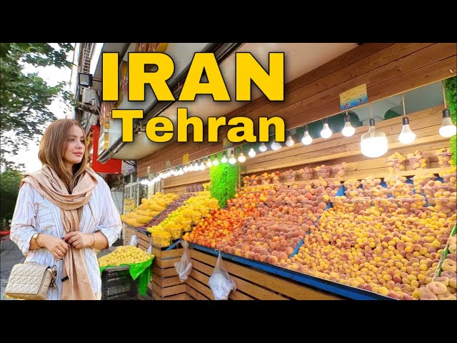 IRAN - Tehran Street Walking Tour 2022 Pasdaran Street & Kargar Street Vlog