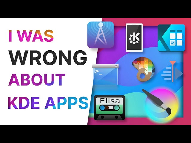 15 AWESOME KDE Apps: I was WRONG about KDE applications!
