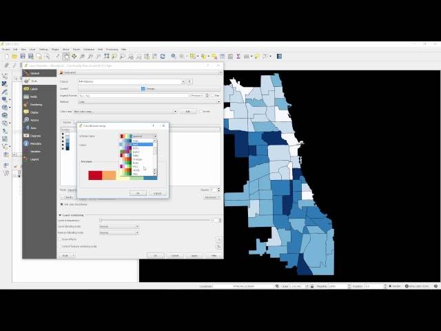 Chicago Health QGIS Tutorial: Merging Tables and Styling by Bo Rodda