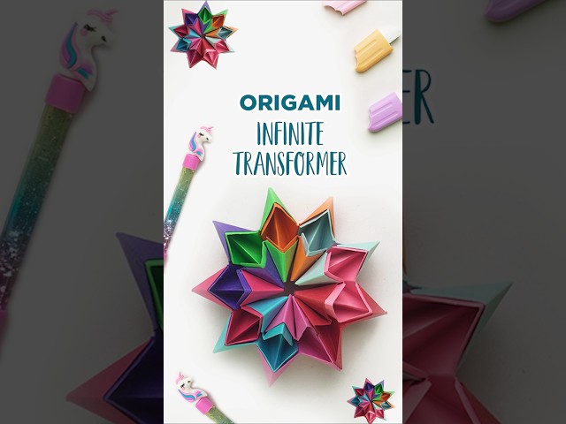 Origami Infinite Transformer #ventunoart #diy ##diycrafts #crafts #craftideas #diycraft #crafter