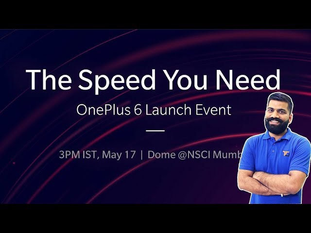 OnePlus 6 India Launch Event