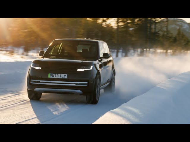 First look at all-electric Range Rover being tested in Sweden.