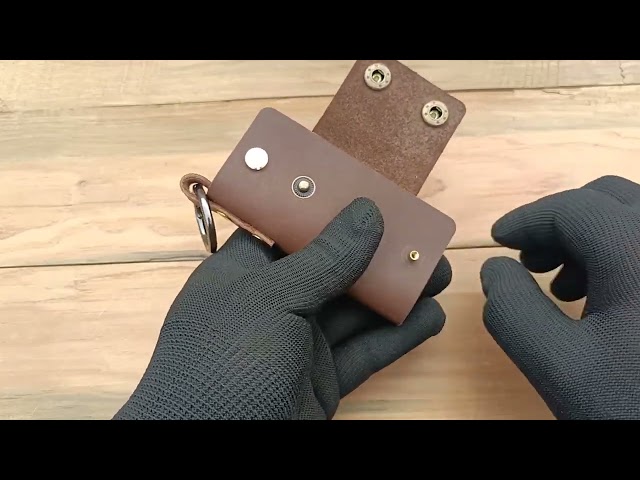 MEEBOY Handmade leather car key cover for men and women leather door key