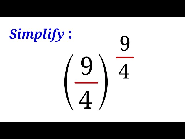 Simplifying, 95% can't figure out this method!