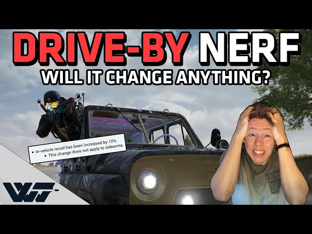 DRIVE-BY NERF IS HERE - But will it change anything??? [Test + comparison] - PUBG