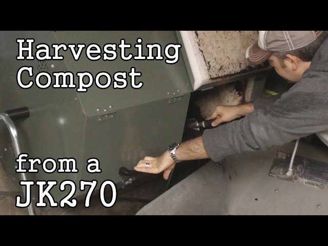 First Harvest of Compost from: Joraform Tumbler JK 270