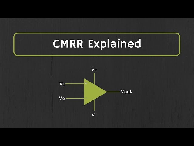 Op-Amp: CMRR (Common Mode Rejection Ratio) Explained (with example)