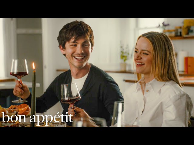 Joey King & Logan Lerman Create a Modern Passover Feast for 'We Were The Lucky Ones' | Bon Appétit