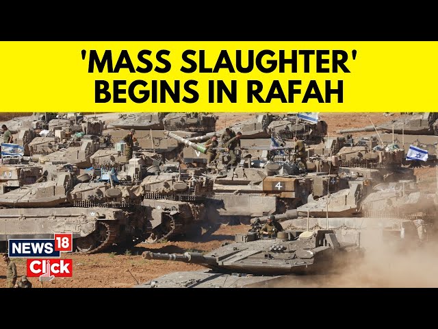 Israeli Tanks Enter Rafa | Israel Army Operations In Rafa | Israel Vs Gaza | G18V | News18