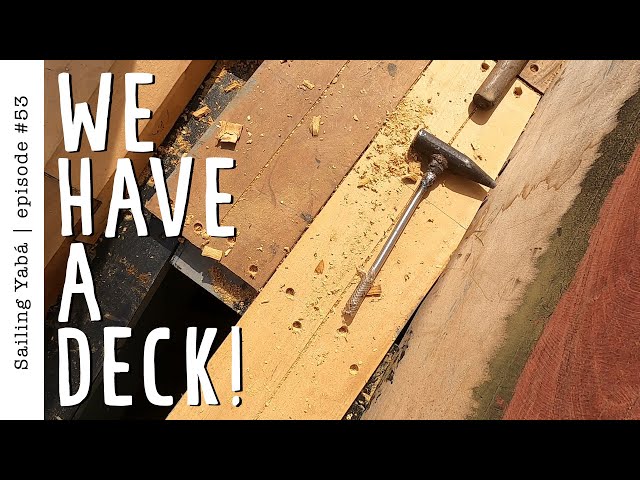 The MOST USEFUL tool in the universe being made! (finishing deck & stanchions) — Sailing Yabá #53