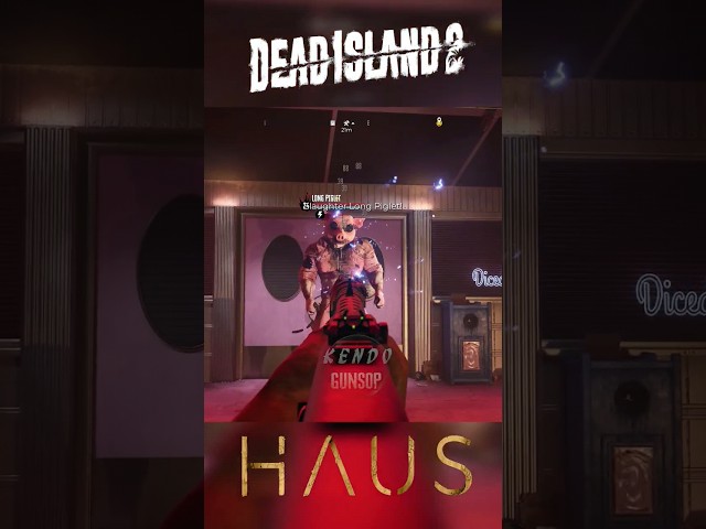 "A Giant Pig" Boss Fight - DEAD ISLAND 2: HAUS DLC Gameplay #DeadIsland2 #gaming