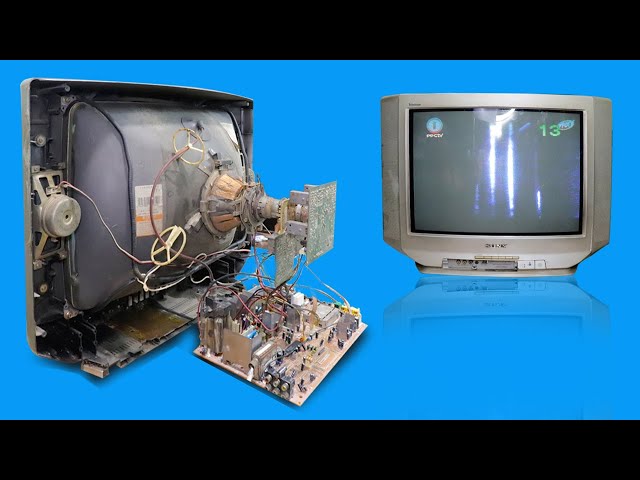 Restoration old TV and Repair old SONY Television Success