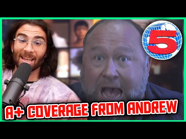 Alex Jones Interview | Hasanabi Reacts to Channel 5 with Andrew Callaghan