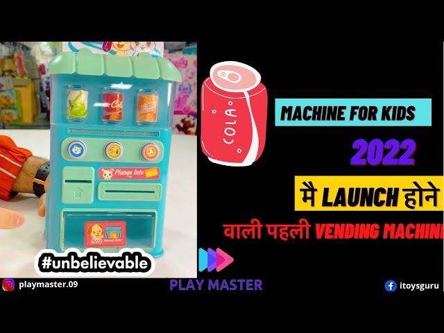 full unboxing of Vending machine for kids | soft drink Vending Machine toy | vending machine toy