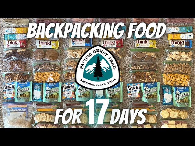 BACKPACKING FOOD For 17 Days on The PACIFIC CREST TRAIL | PCT 2022