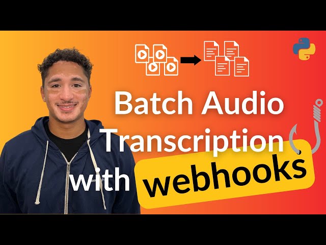 Transcribe Multiple Files Synchronously using Webhooks with AssemblyAI