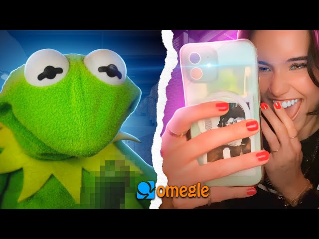 Kermit finds a girlfriend on Omegle