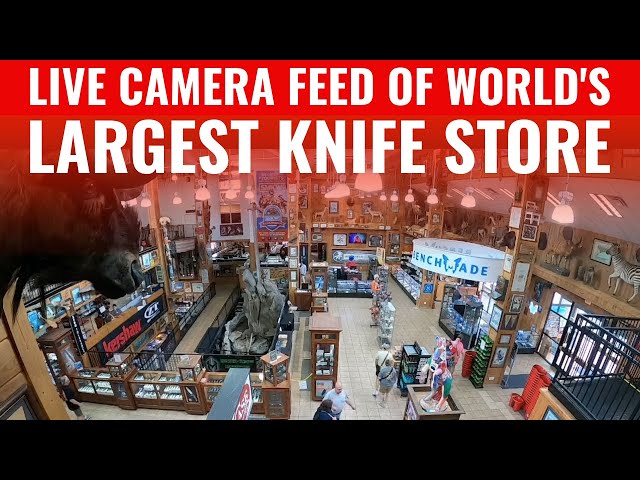 Live Video Feed at World's Largest Knife Show Place | Smoky Mountain Knife Works 04/24/24