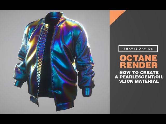 Octane Render - How To Create A Pearlescent or Oil Slick Material