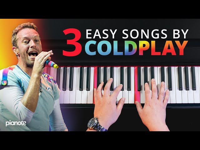 How to Play Coldplay On The Piano (3 Easy Songs - Beginner Piano Lesson)