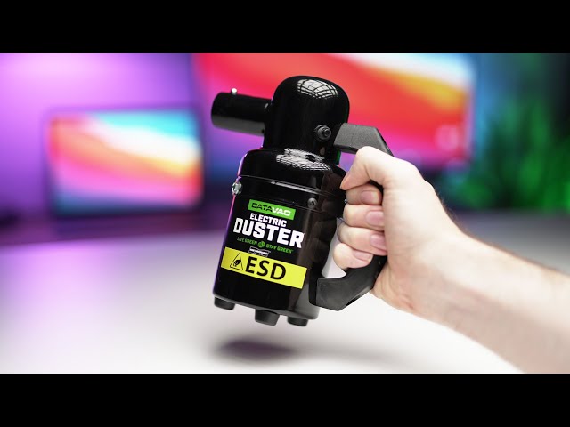 CLEAN Your Computer With THIS! - DataVac Electric Duster Review