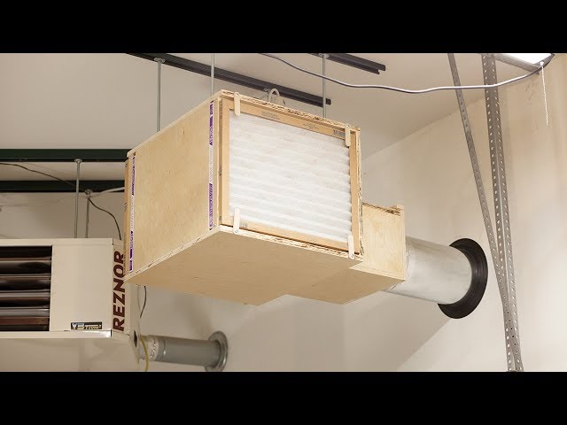 How to build a Shop Air Cleaner and Paint Booth Ventilation System