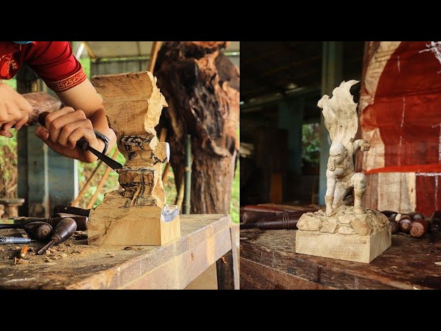 Điêu Khắc Saitama wood carving - One punch man sculpture - Nghệ nhân Âu Lạc 11