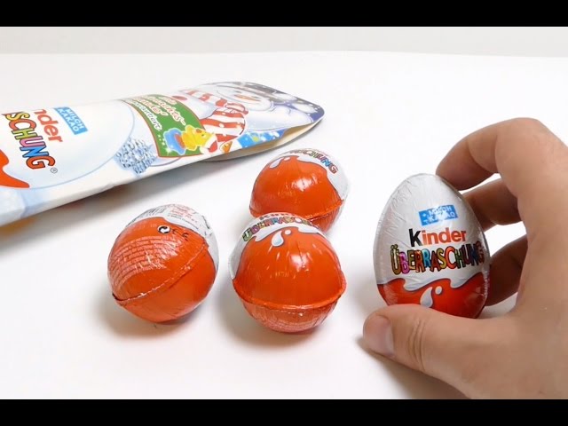 Kinder Surprise Eggs - Christmas Edition 2015
