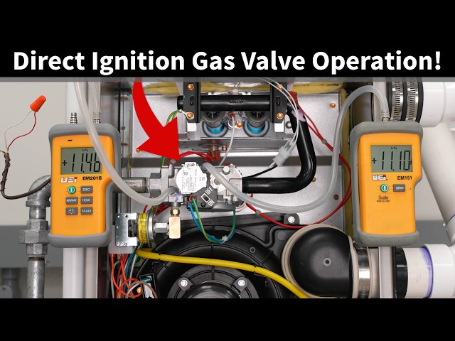 Gas Furnace Direct Ignition GAS VALVE OPERATION! Pressures, Voltage, Tools, LP Propane, Natural Gas