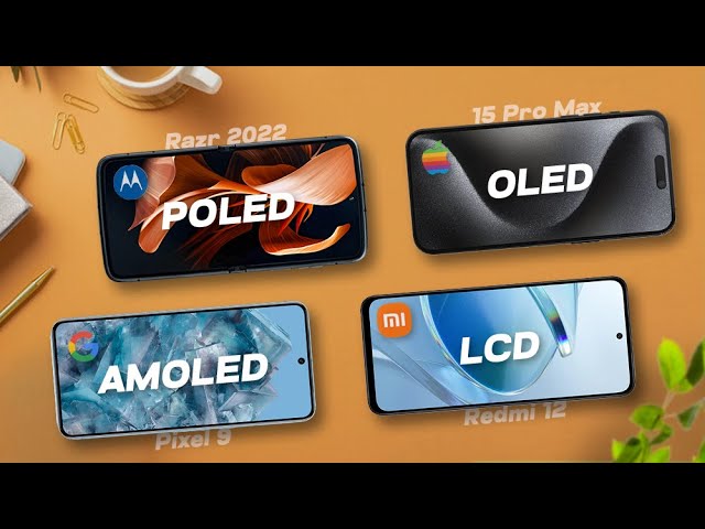 pOLED Vs LCD Vs AMOLED Vs OLED Display *The Best Display WAR*