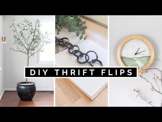 THRIFT FLIP DIY HOME DECOR | DIY FAUX OLIVE TREE & MORE | AFFORDABLE & EASY