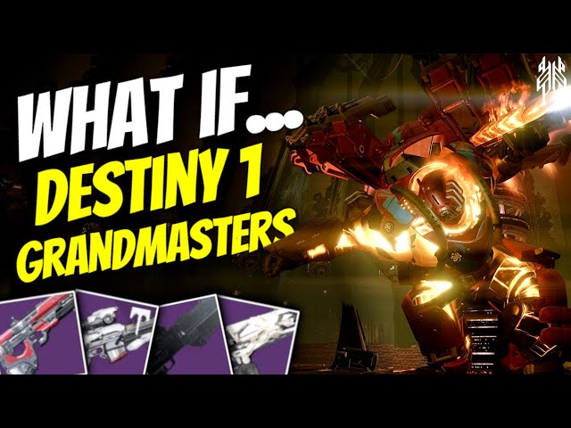 Destiny 1 Strikes BUT They’re Grandmaster Nightfalls in Destiny 2