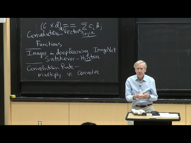 Lecture 32: ImageNet is a Convolutional Neural Network (CNN), The Convolution Rule