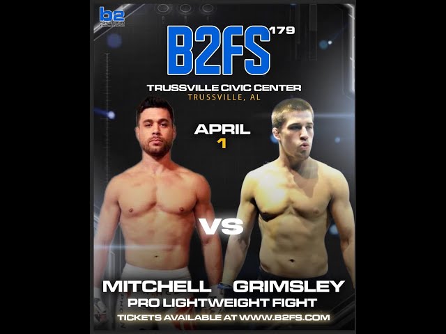 B2 Fighting Series 179 | Tyler Grimsley vs Lige Mitchell 155 Pro