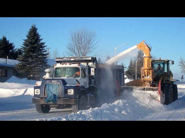 Municipal and roads snow removal – Powerful snow blower attachments and sidewalk plow