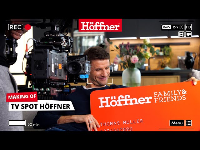 Höffner // Making Of TV-Spot mit Thomas Müller