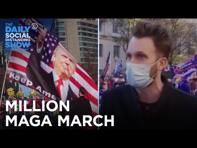 Jordan Klepper Takes On the Million MAGA March | The Daily Social Distancing Show