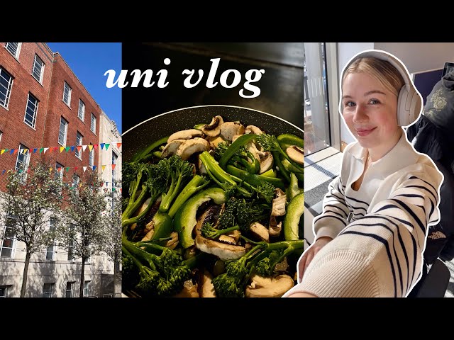 productive uni diaries | finding an apartment, dinner recipes & working over Easter holidays! ad