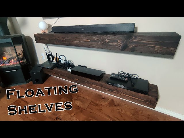 Building Large Floating Shelves