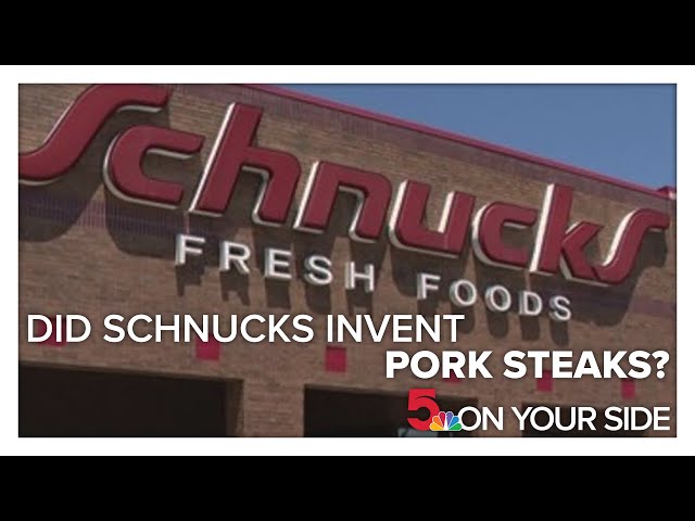 No, Schnucks did not invent pork steaks