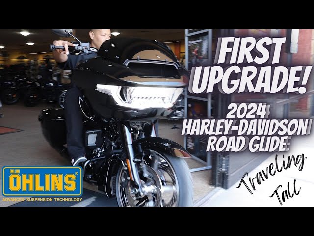 I took my new 2024 Harley-Davidson Road Glide to Ohlins USA! First upgrade on my new motorcycle.