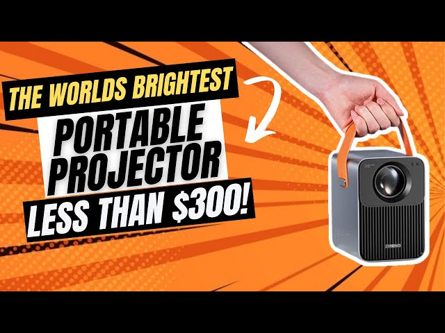 🔆 WORLDS BRIGHTEST PORTABLE PROJECTOR REVIEW: JIRENO CUBE4 + UNDER $300