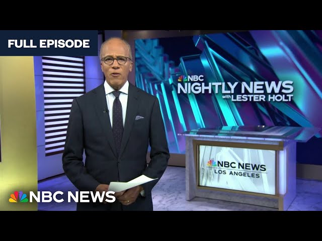 Nightly News Full Broadcast - April 16