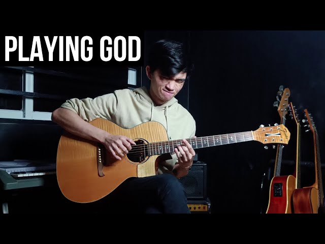 Playing God (Polyphia) but on one guitar only