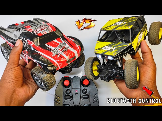 RC Rowdy Roadie & Bluetooth Car Unboxing And Testing | Remote Control Car Unboxing @chatpat toy tv