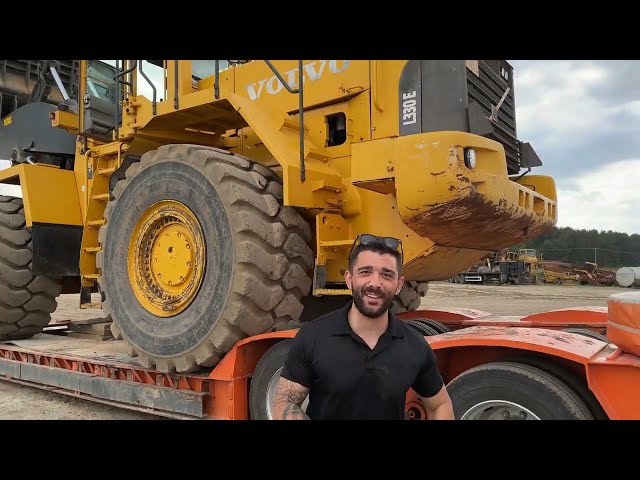 Loading & Transporting The Volvo L330E Wheel Loader - Sotiriadis/Labrianidis Mining Works - 4k