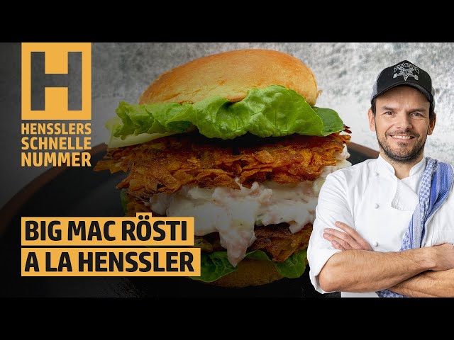 Schnelles Big Mac Rösti à la Henssler Rezept von Steffen Henssler