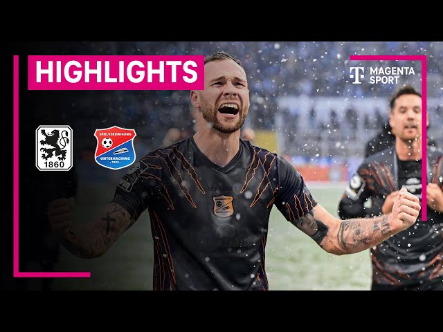 TSV 1860 München - SpVgg Unterhaching | Highlights 3. Liga | MAGENTA SPORT