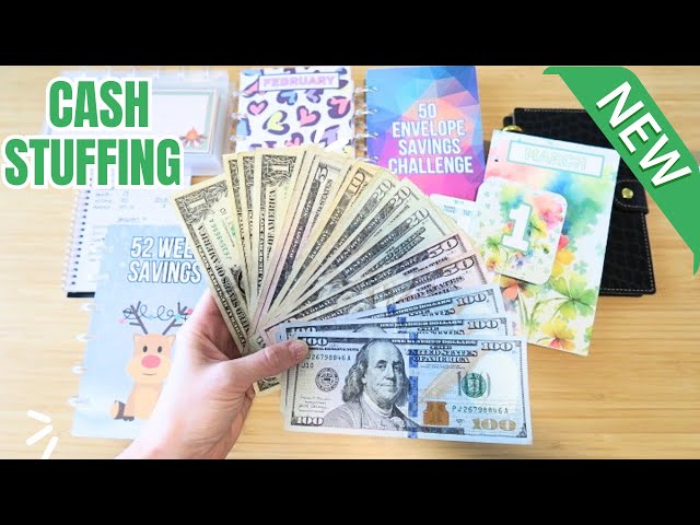 NEW Cash Stuffing my Savings Challenges and Expenses | How to Save Money | Jordan Budgets | 2024