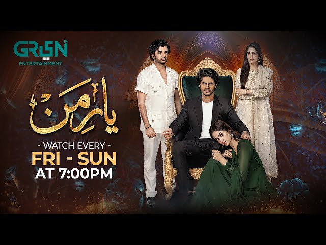 Watch Yaar e Mann every Friday to Sunday at 7 PM only on Green TV.